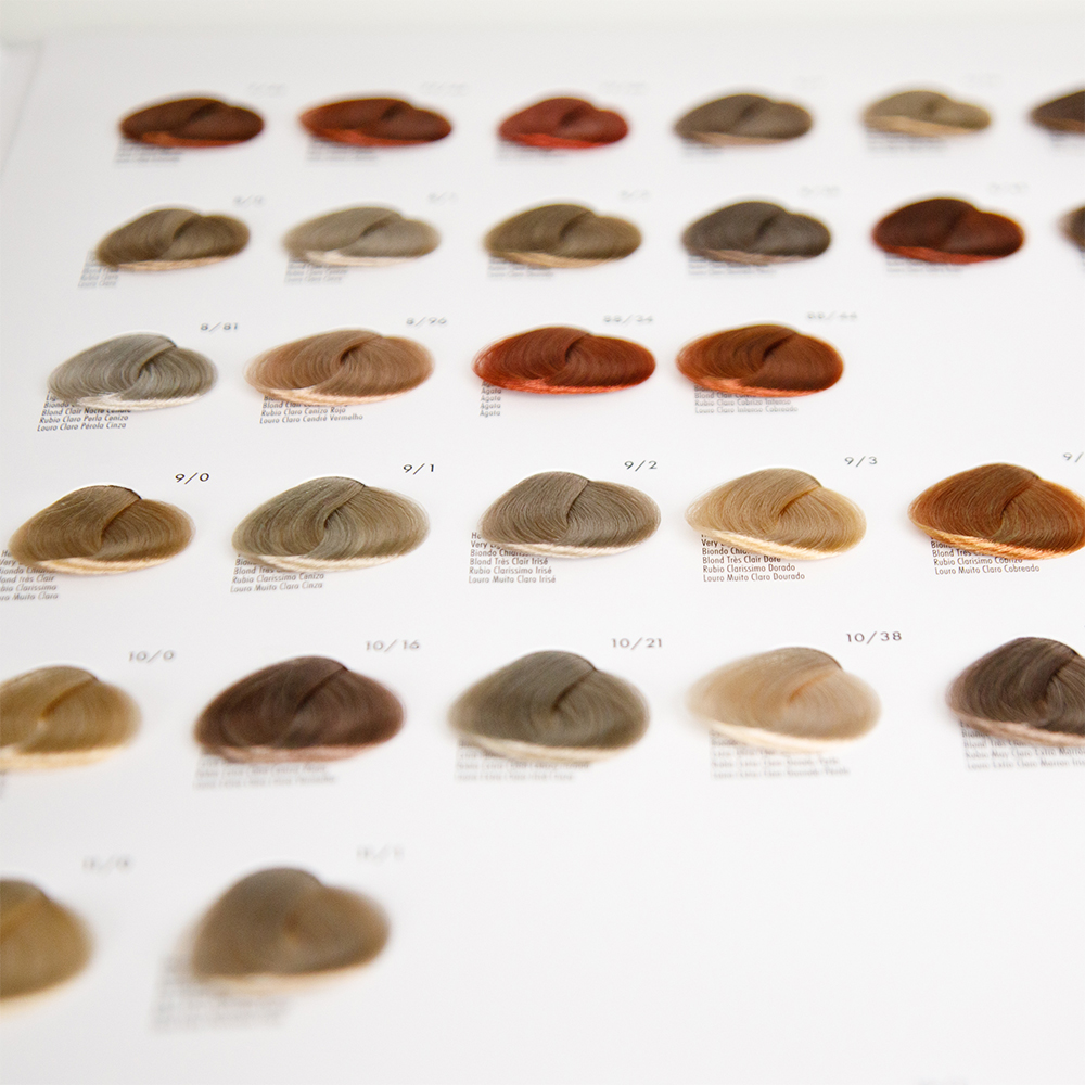 Colour Chart 1pcs Pur Hair