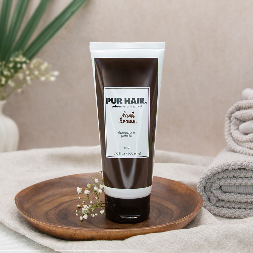 Dark Brown Ash 200ml Pur Hair Refreshing Mask
