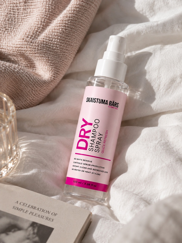 Quick Refresh Dry Shampoo Spray 100ml Skaistuma Bārs Cosmetics