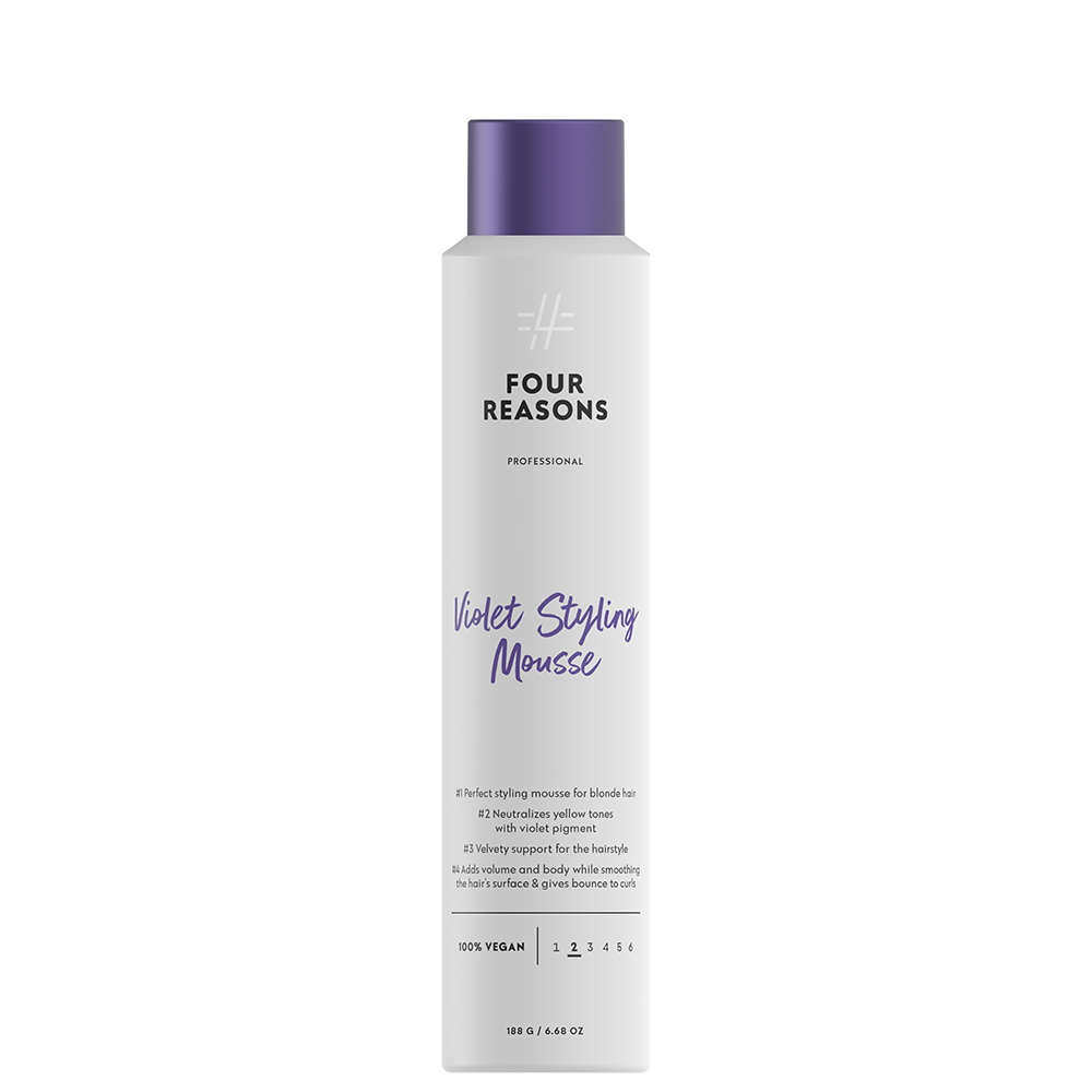 Four Reasons Professional Violet Styling Mousse 200ml