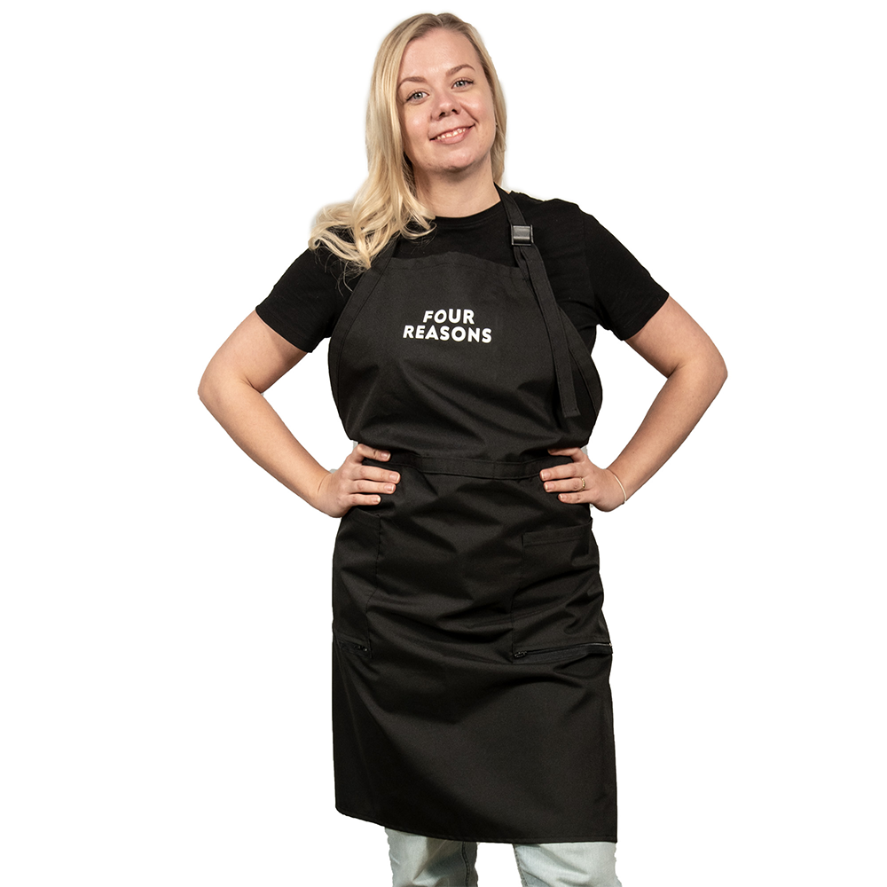 Four Reasons Apron - Black