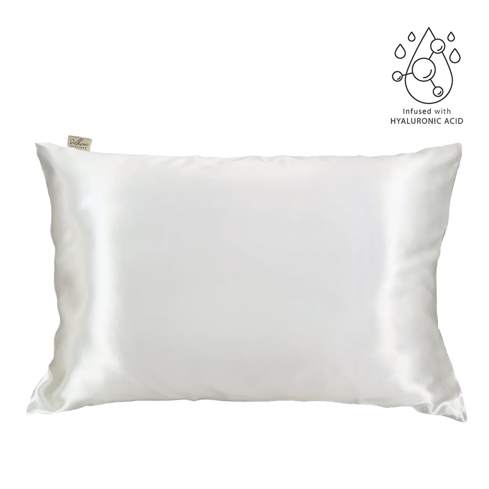 Silkvei Silk Pillowcase + Hyaluronic Acid – White - 50x60cm