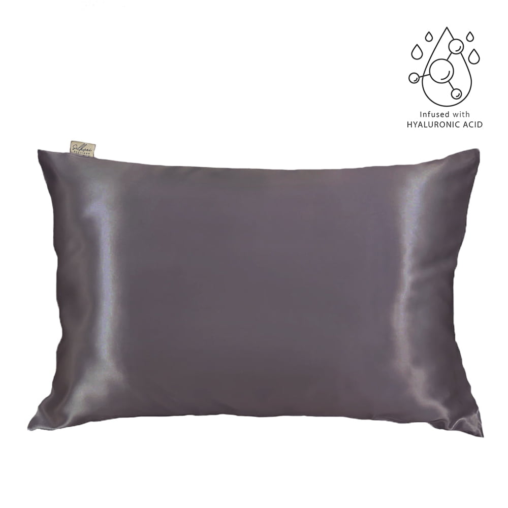 Silkvei Silk Pillowcase + Hyaluronic Acid – Grey - 50x60cm