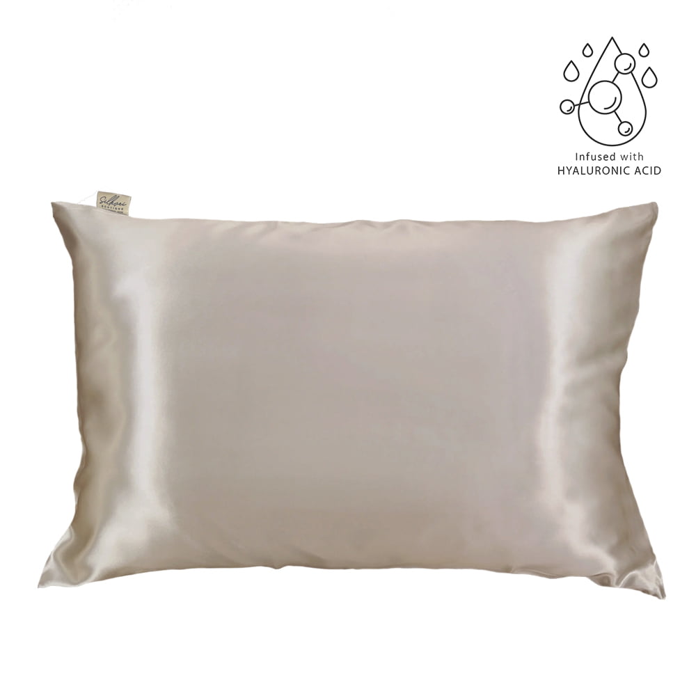 Silkvei Silk Pillowcase + Hyaluronic Acid – Sand - 50x70cm