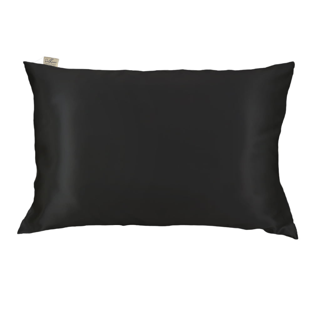 Lux Zīda Spilvendrāna – Melna 50x70cm - Silkvei 