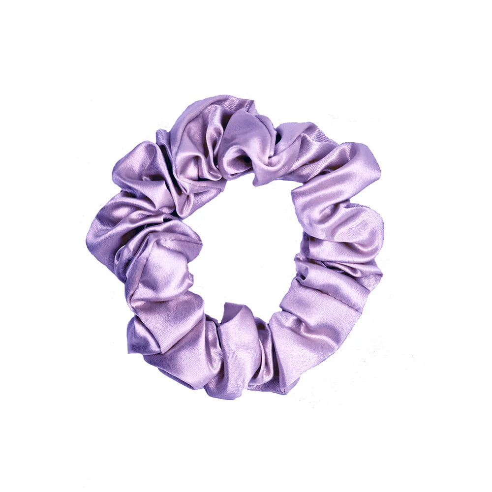 Silkvei Lux Silk Scrunchie – Lavender - M