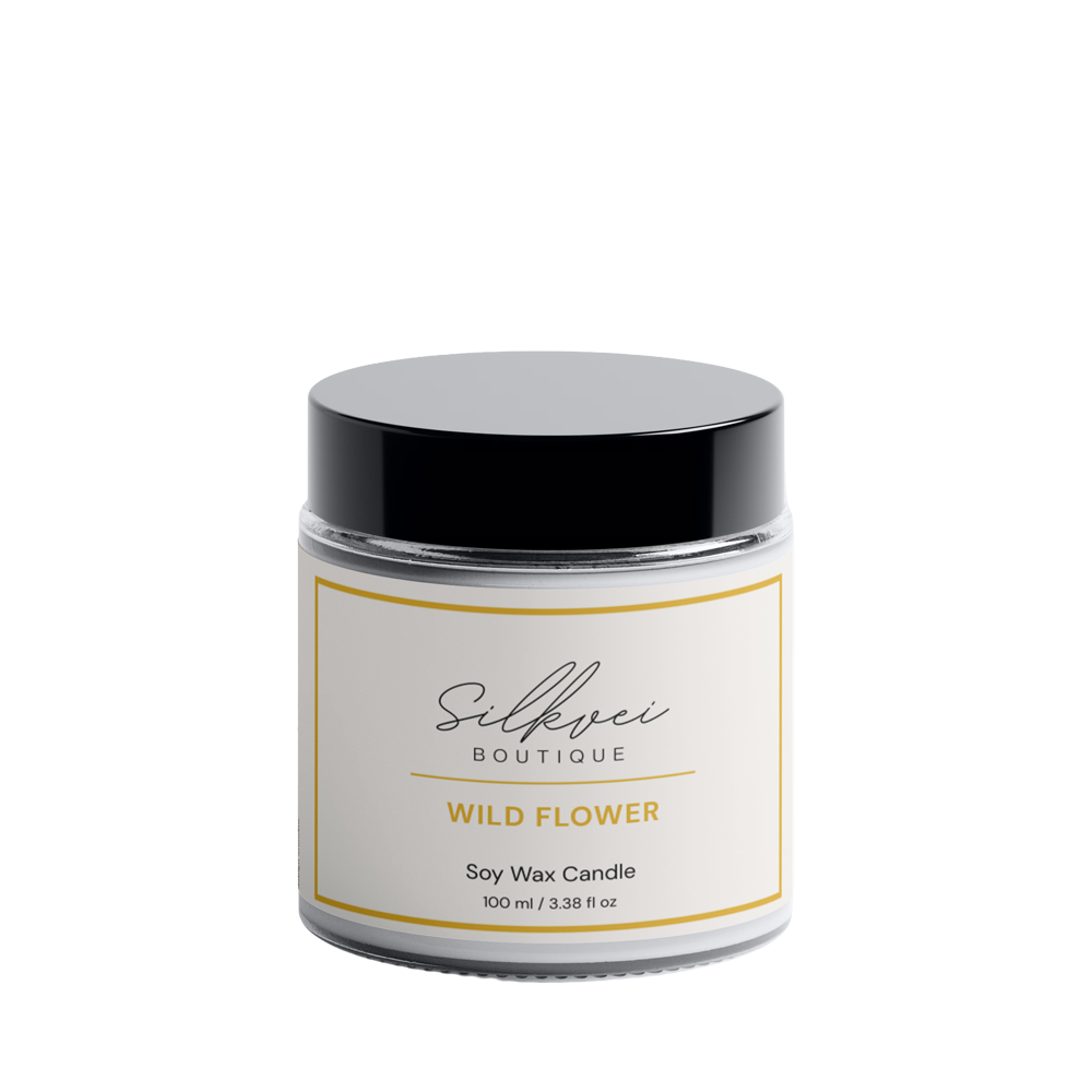 Soy Wax Candle Wild Flower 100ml Silkvei Boutique