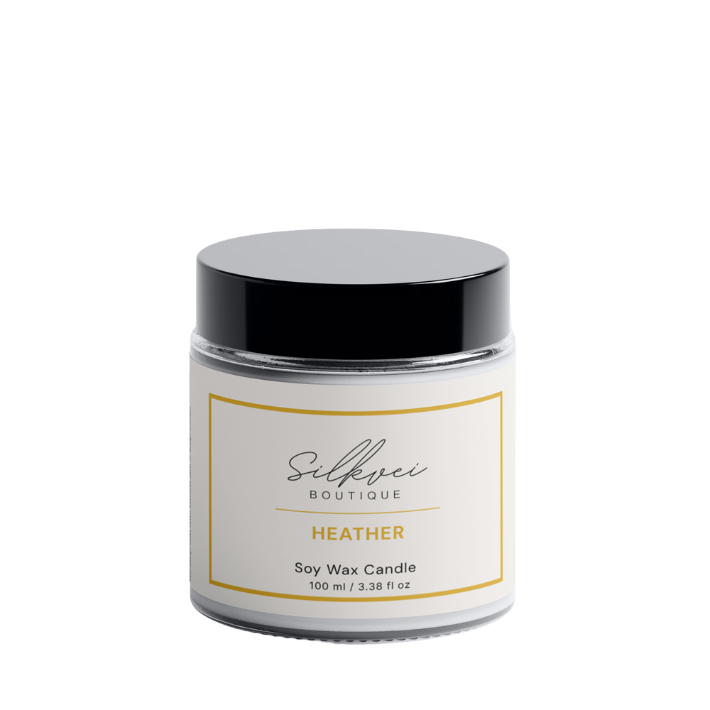 Soy Wax Candle Heather 100ml Silkvei Boutique