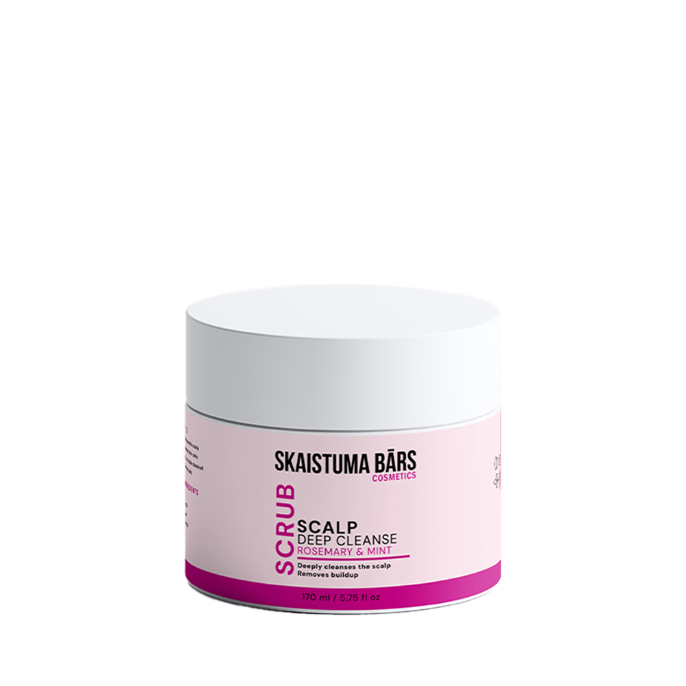 Deep Cleanse Scalp Scrub - Rosemary & Mint 170ml Skaistuma Bārs Cosmetics
