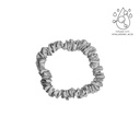 Silkvei Silk Scrunchie + Hyaluronic Acid – Silver - S