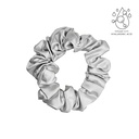 Silkvei Silk Scrunchie + Hyaluronic Acid – Silver - M